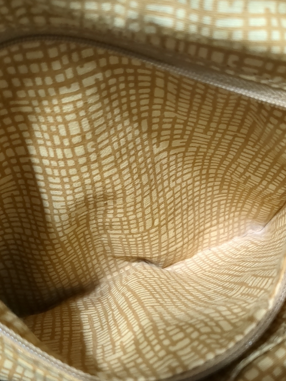 Fossil Canvas Khaki/Brown Crossbody Shoulder Bag - Picture 5 of 12